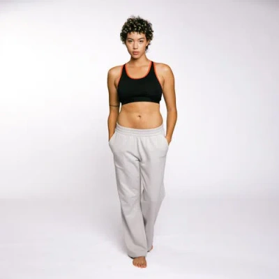 Tomboyx French Terry Flare Pant In White