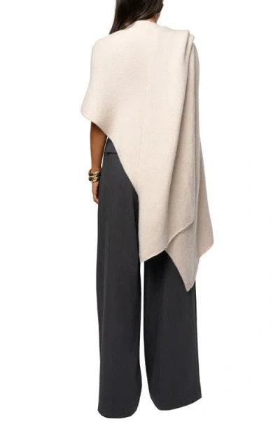 Jluxlabel Radiance Knit Shawl In Neutral