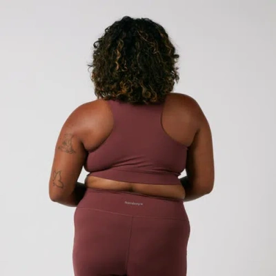 Tomboyx Full Zip Racerback Bra In Brown