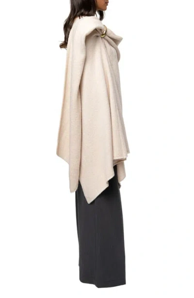Jluxlabel Radiance Knit Shawl In Neutral