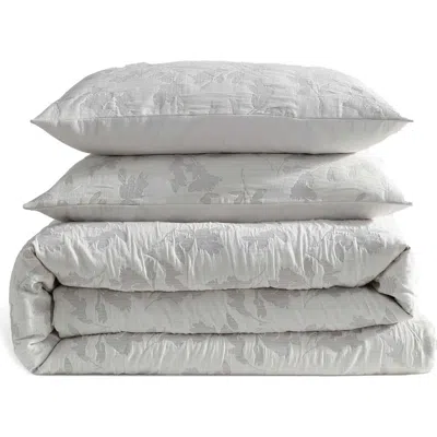 Calvin Klein Cascade Comforter & Shams Set In Gray