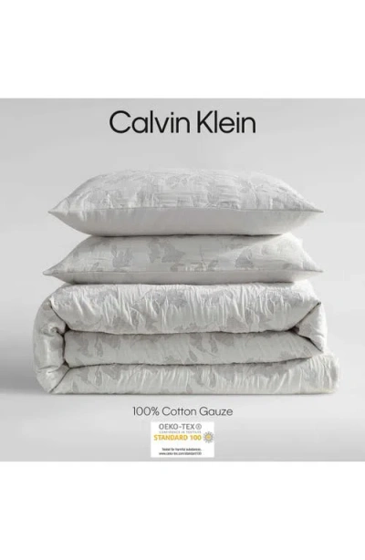 Calvin Klein Cascade Comforter & Shams Set In Gray