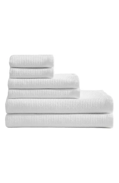 Calvin Klein Eternity 6-piece Towel Set In White