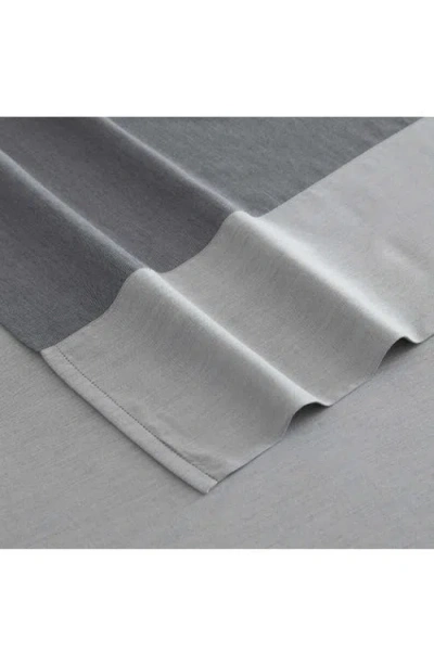 Calvin Klein Contrast Weave 300 Thread Count Sheet Set In Gray