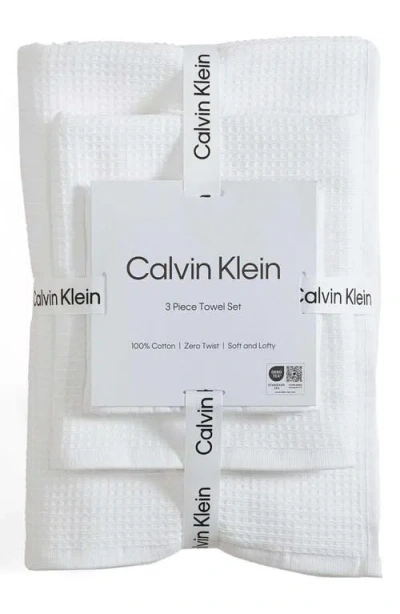 Calvin Klein Eternity 6-piece Towel Set In White