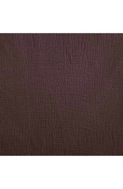 Calvin Klein Washed Texture Duvet Cover & Shams Set In Brown