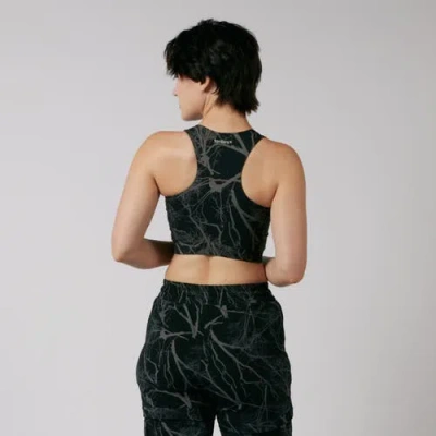 Tomboyx Full Zip Racerback Bra In Black