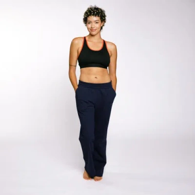 Tomboyx French Terry Flare Pant In Blue