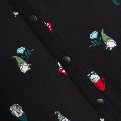 Tomboyx Long Sleeve One-piece Pajama Jumpsuit In Black