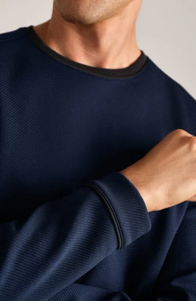 Rhone Quantum Crewneck Sweatshirt In Blue