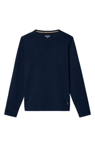 Rhone Quantum Crewneck Sweatshirt In Blue