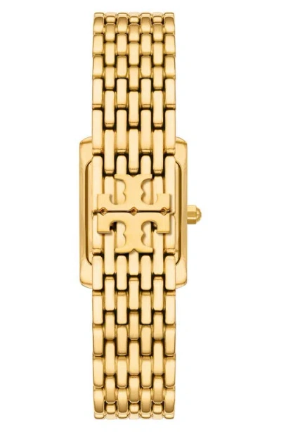 Tory Burch The Small Eleanor Bracelet Watch, 19mm X 28mm In Gold