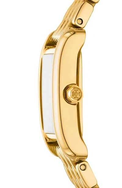 Tory Burch The Small Eleanor Bracelet Watch, 19mm X 28mm In Gold