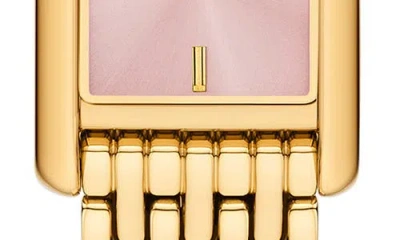 Tory Burch The Small Eleanor Bracelet Watch, 19mm X 28mm In Gold