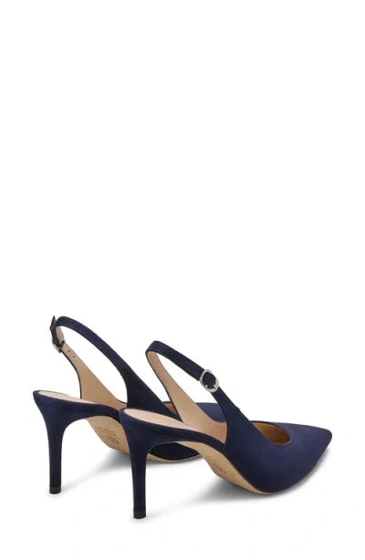 Stuart Weitzman Stuart Power Slingback 75 Pump In Blue
