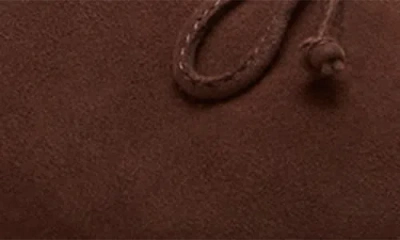 Stuart Weitzman Prima Suede Mary Jane Ballerina Flats In Brown