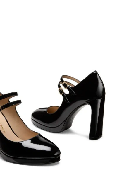 Stuart Weitzman Babette Platform Mary Jane Pump In Black