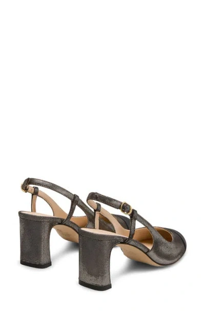 Stuart Weitzman Babette Cap Toe Slingback 60 Pump In Multi