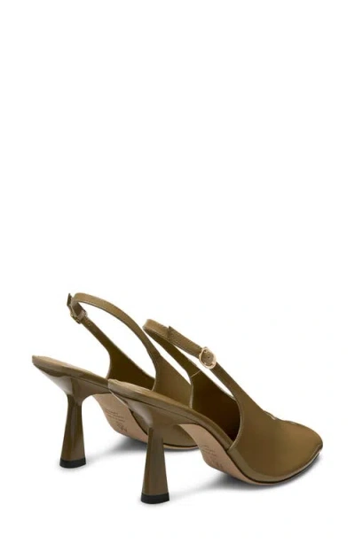 Stuart Weitzman Val Slingback 85 Sandal In Green