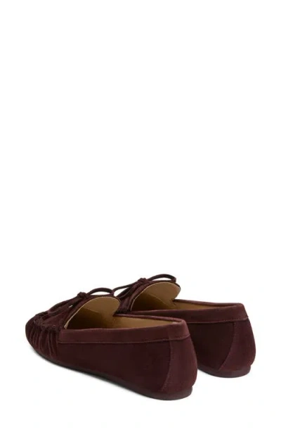 Stuart Weitzman Britt Bow Loafer In Brown