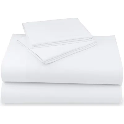 California Design Den Hotel Luxe 800 Thread Count 100% Cotton Sateen Sheet Set In White