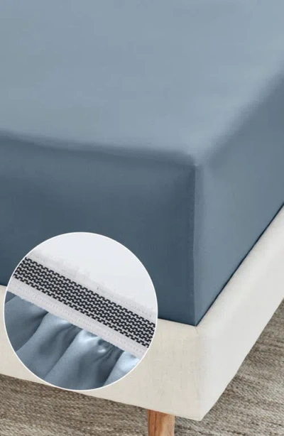 California Design Den Signature Comfort 100% Egyptian Cotton Soft Sateen Sheet Set In Blue