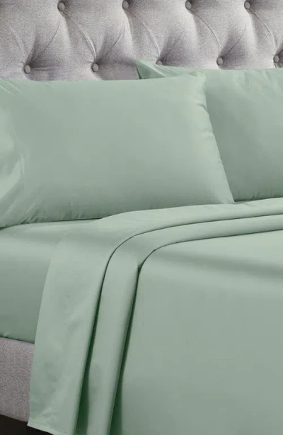 California Design Den Signature Comfort 100% Egyptian Cotton Soft Sateen Sheet Set In Green