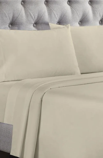 California Design Den Signature Comfort 100% Egyptian Cotton Soft Sateen Sheet Set In Neutral