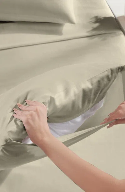 California Design Den Signature Comfort 100% Egyptian Cotton Soft Sateen Sheet Set In Neutral