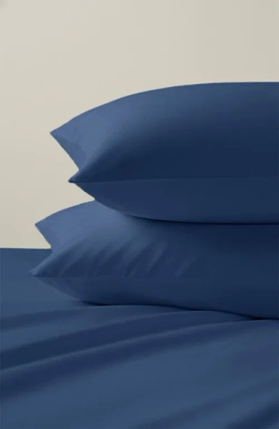 California Design Den Hotel Luxe 800 Thread Count 100% Cotton Sateen Sheet Set In Blue