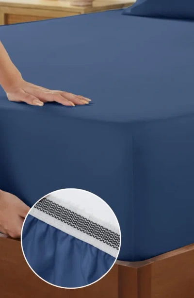 California Design Den Hotel Luxe 800 Thread Count 100% Cotton Sateen Sheet Set In Blue