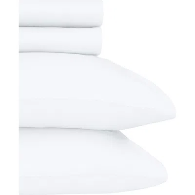 California Design Den Signature Comfort 100% Egyptian Cotton Soft Sateen Sheet Set In White