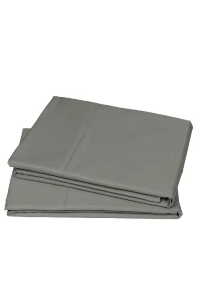 California Design Den Set Of 2 Pillowcases In Gray