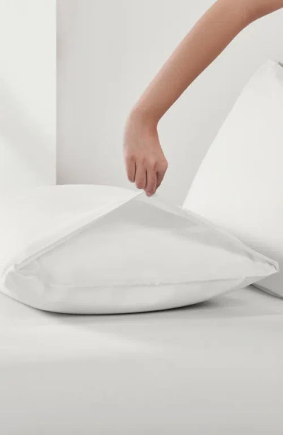 California Design Den Signature Comfort 100% Egyptian Cotton Cool Percale Sheet Set In White