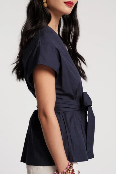 Frances Valentine Eve Top In Blue