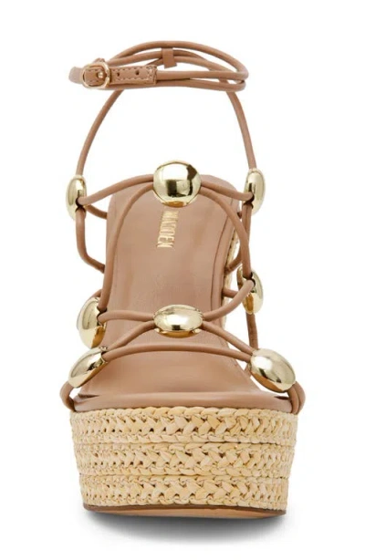 Steve Madden Oaklie Platform Slide Sandal In Multi