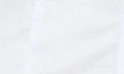 Edikted Laurna Crop Stretch Cotton Poplin Button-up Shirt In White