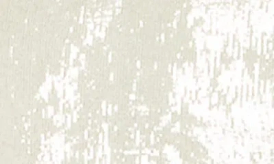 Edikted Leira Shimmer Strapless Blouson Top In Silver