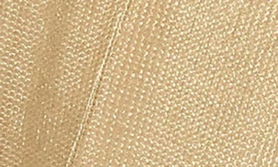 Edikted Stasia Sparkly Metallic Halter Top In Gold