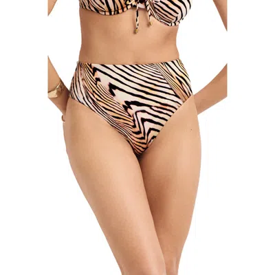Vitamin A ® Barcelona High Waist Bikini Bottoms In Brown