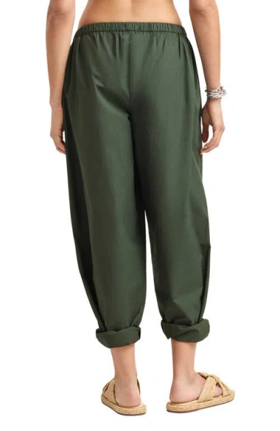 Vitamin A ® Parker Organic Cotton Cuff Cover-up Pants In Green