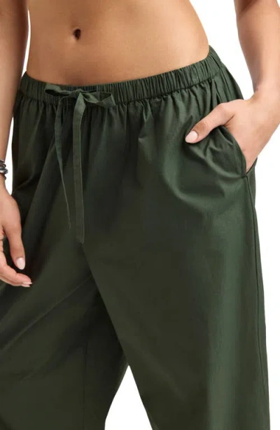 Vitamin A ® Parker Organic Cotton Cuff Cover-up Pants In Green
