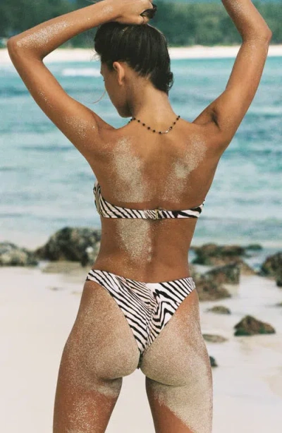 Vitamin A ® Cali High Leg Bikini Bottoms In Brown