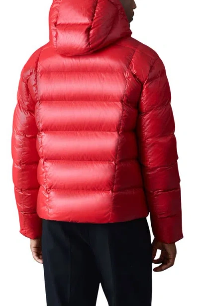 Mackage Victor Water Resistant Recycled Down Puffer Jacket In Red
