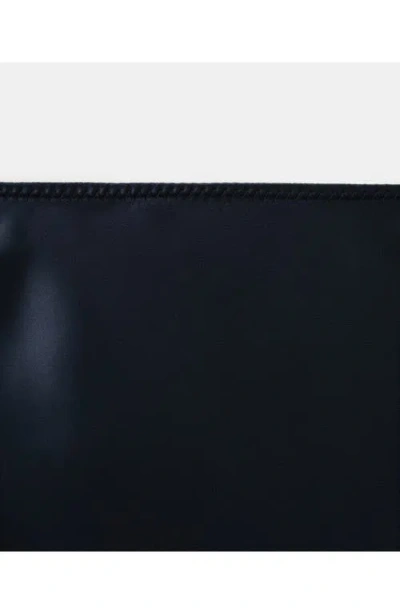 Mango Satin Maxi Skirt In Blue