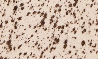 Mango Genuine Calf Hair Smartphone Case In Brown