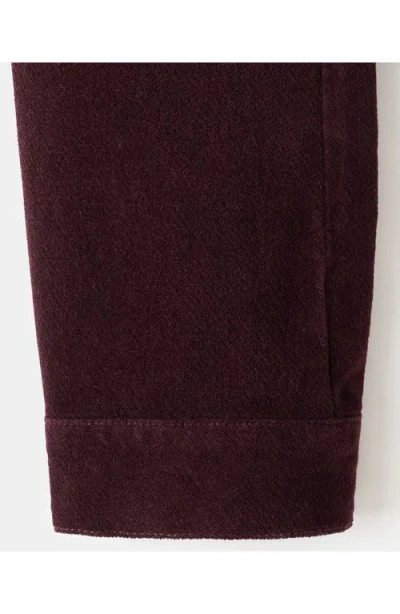 Mango Velvet Bomber Jacket With Stitching Wine In Burgundy