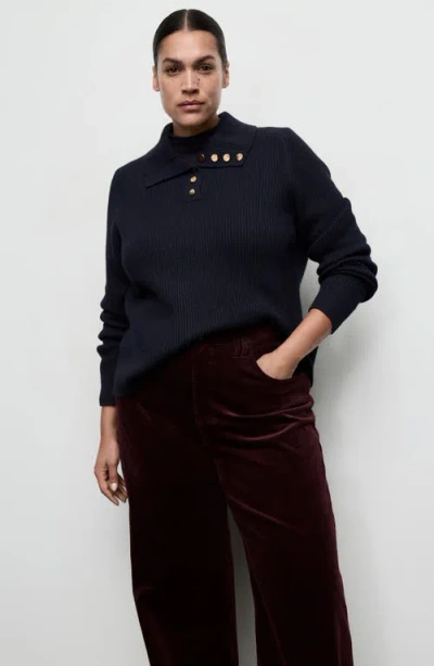 Mango High Waist Wide Leg Corduroy Jeans In Animal Print