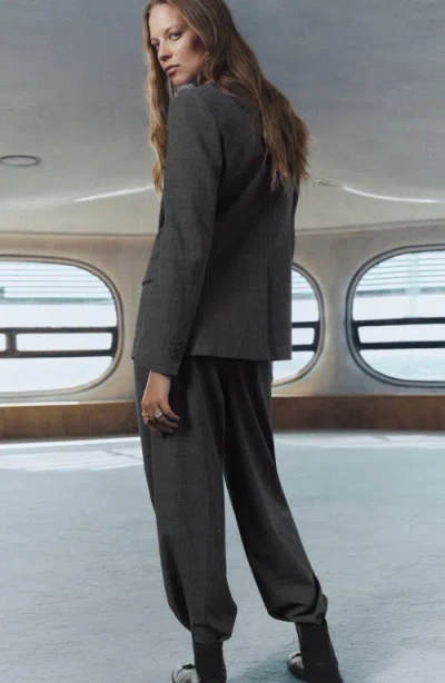 Mango Pleated Straight Leg Pants In Multi