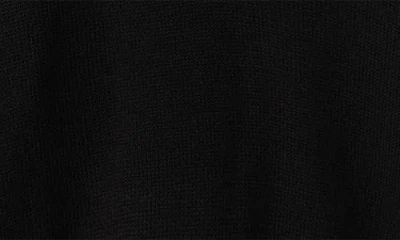 Mango Perkins Half Placket Sweater In Black